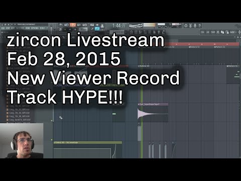 zircon Music Production Livestream - Feb 28, 2015 - Inspiration Strikes! Neuro Glitch Hop