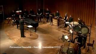Ionization ~ Edgard Varèse, NIU Percussion Ensemble