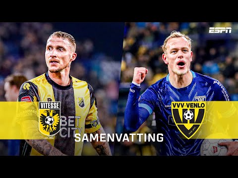 🎯 TWEE STRAFSCHOPPEN IN DOELPUNTRIJK DUEL ⚽⚽⚽⚽⚽ | Samenvatting Vitesse - VVV-Venlo