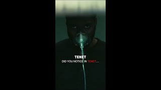 Did you notice in TENET…