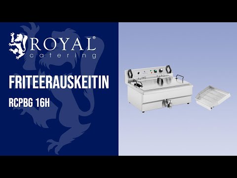 video - Friteerauskeitin - 23 l - Royal Catering - 230 V