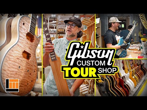 Gibson Custom Shop | Our COMPLETE Factory Tour 😎