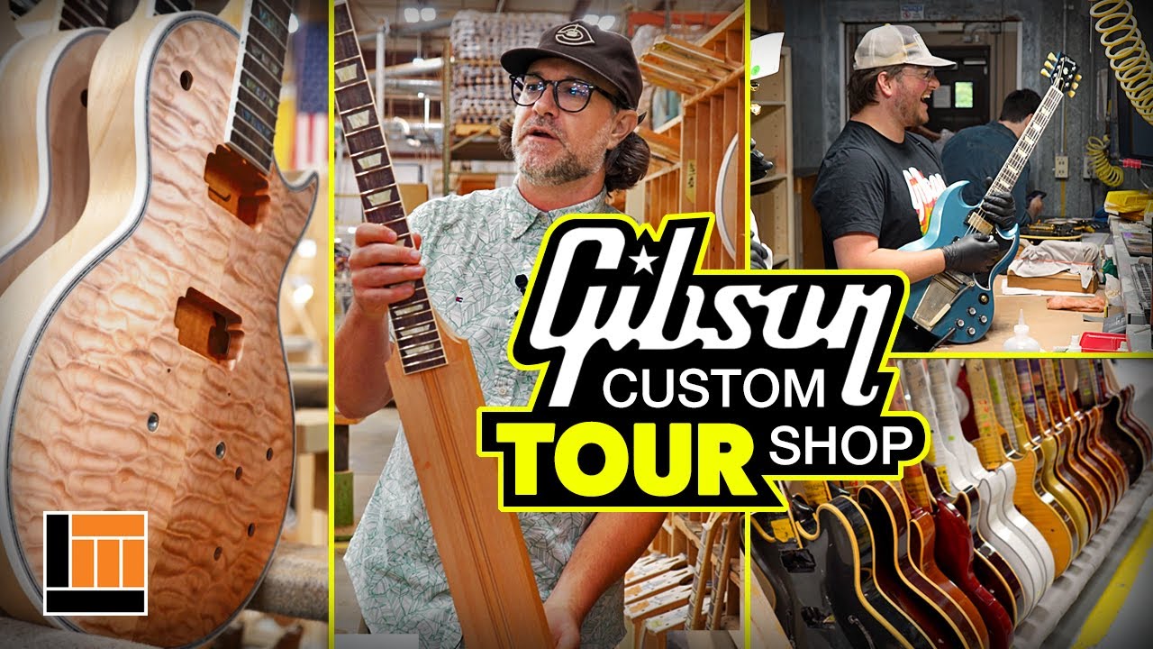 opens link to Gibson Custom Shop | Our COMPLETE Factory Tour 😎