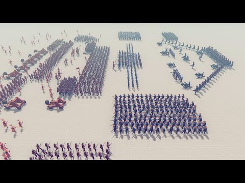 TABS HUGE Pirate faction VS Medieval faction battle