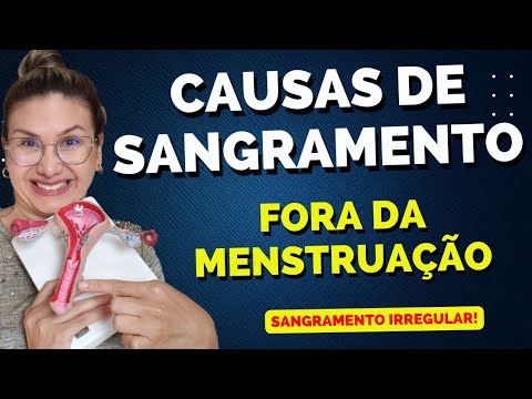 Sangramento vaginal irregular (anormal) é todo sangramento que acontece fora da fase menstrual.