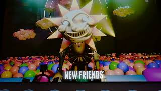 React To : FNAF Moon Beatbox On Big Screen VR!