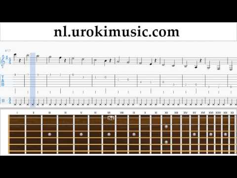 Gitaar Leren Spelen Passenger - Let Her Go Tablatura Deel#1 oefeningen um-i799