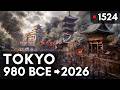 Evolution Of Tokyo Fixed Camera Timelapse 3000 Years Of The Kanto Plain