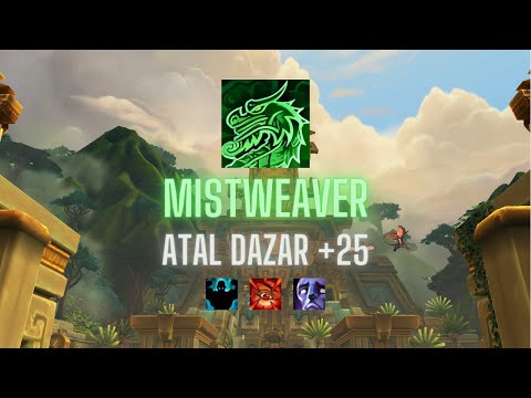 +25 Atal Dazar | Mistweaver Monk | Fortified