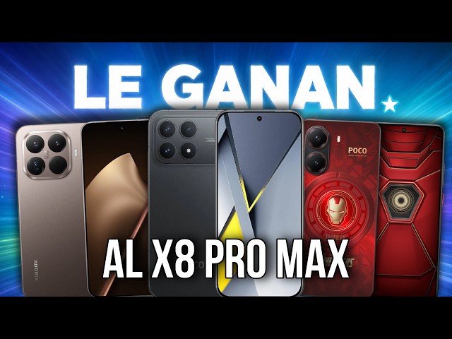 Vídeo relacionado con XIAOMI POCO X8 Pro MAX - Smartphone de 12+256GB, Dimensity 9500s, batería de 8500 mAh, Sensor Light Fusion 600 de 50MP con OIS, 1 año de garantía Extra, Cargador no Incluido, Negro (Versión ES)