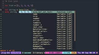 Download the video "Vimscript Tutorial: List ( converting to string )"