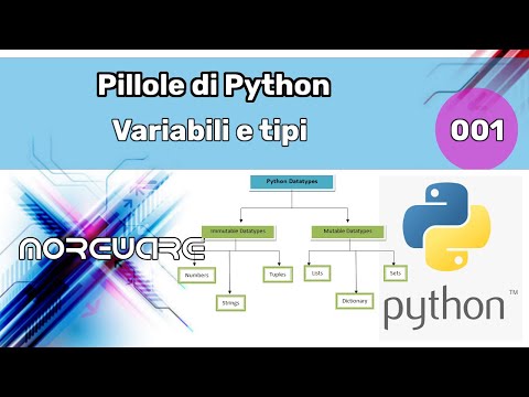 Pillole di Python #001 - Variabili e tipi
