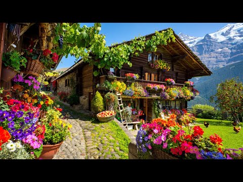 Most Beautiful Village in Switzerland 4K 🇨🇭 Walking Tour in the Swiss Alps & Hidden Gems