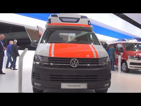 Volkswagen Transporter T6 Longer Wheelbase 2.0 TDI Ambulance (2017) Exterior and Interior in 3D