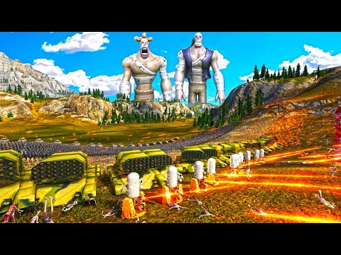 Phalanx CIWS gold, Russian TOS-1 & WW2 US ARMY vs 4 million Monster !! UEBS 2