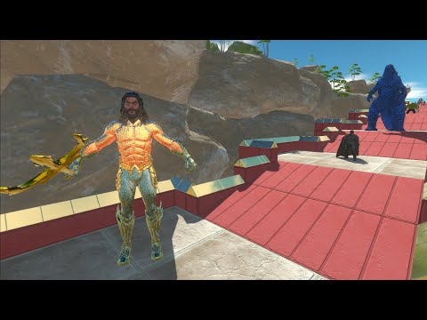 - AQUAMAN VS MARVEL DC DEATH RUN - Animal Revolt Battle Simulator