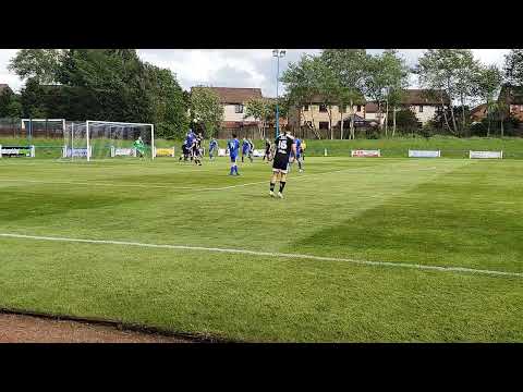 ANOTHER attempt off the post for Syngenta against Bathgate Thistle at creamery park Sat 21 May 2022