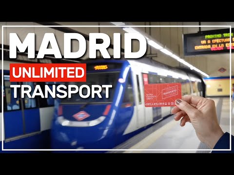 👉 Tourist Tickets | UNLIMITED travel in MADRID 