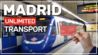 👉 Tourist Tickets | UNLIMITED travel in MADRID #067