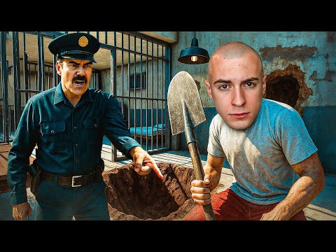 SCAPPO da una PRIGIONE SCAVANDO con un CUCCHIAINO!! PRISON ESCAPE SIMULATOR ITA EP.1