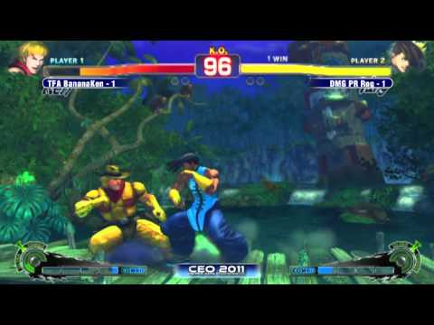 TFA BananaKen vs DMG PR Rog - CEO 2011 SSF4 AE Singles