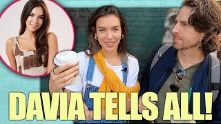 Bachelor Star Davia Esther and Dave Neal Walk Through NYC Discussing The Bachelor & Paradise!