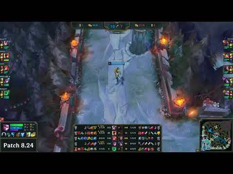 Vayne vs Kai'Sa QuadraKill Korean Challenger Ranked Gameplay  Season 8