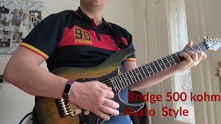 Video thumbnail for Dimarzio Super Distortion S DP218 Bridge DP184 The Chopper Middle  Yamaha YG-1212 Specs Review Demo by YamahaRGXTT guitar channel