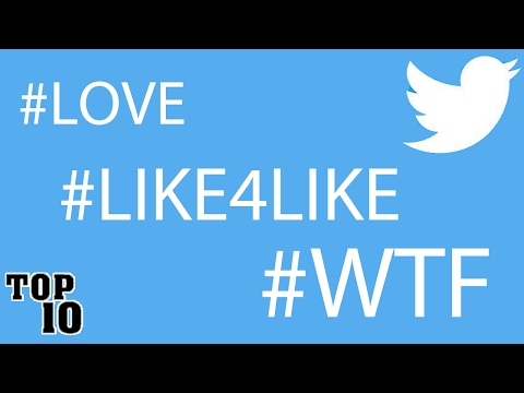 Top 10 Most Used Twitter Hashtags