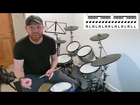 One Minute Drum Lesson - The Triple Paradiddle 🥁