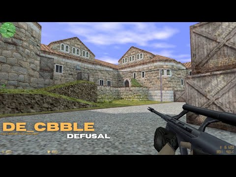 Counter strike 1.6 de_cbble ASMR (No Commentary) PC Gameplay 1080p60 FHD 60Fps (Nostalgic)