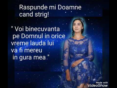 Rebeca Daniela Raspunde-mi Doamne cand strig