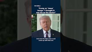 Trump clarifies disputed AI image as doctor portrait, not Jesus depiction