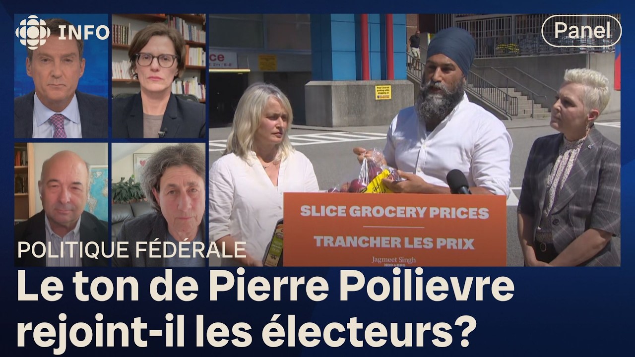 Panel politique : Poilievre met Singh au défi de déchirer l'entente PLC-NPD