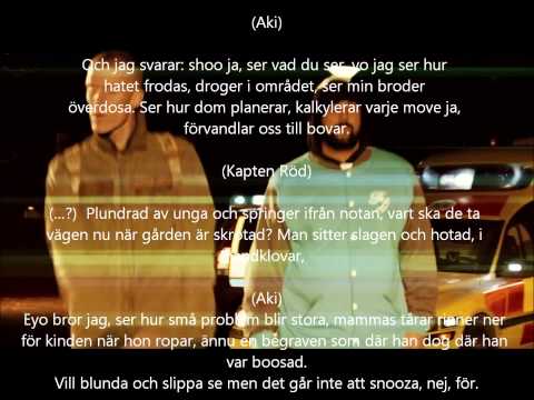 Aki feat. Kapten Röd - När Solen Går Ner. Lyrics