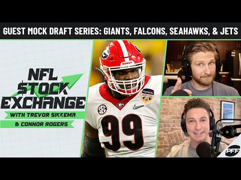 Guest Mock Draft Series: Giants, Falcons, Seahawks & Jets | NFL Stock Exchange | PFF