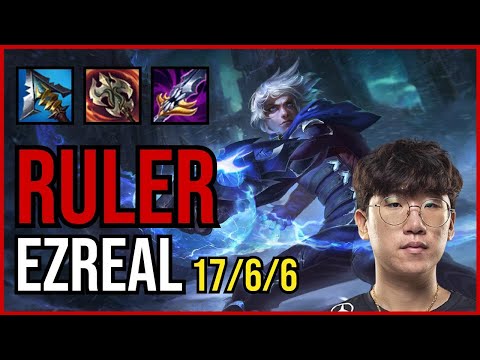RULER - EZREAL vs MISS FORTUNE ADC - KR Grandmaster - Patch 11.3
