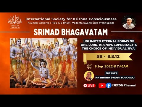 SB_8.18.12 - Unlimited eternal forms of one Lord, Krsna's supremacy & the choice of individual Jiva!