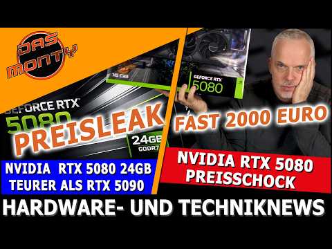 Nvidia RTX 5080 End of Life + Preisschock  | RTX 5080 24GB Preisleak - so teuer wie eine RTX 5090