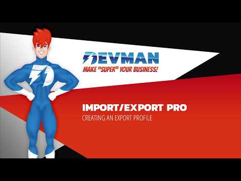 Opencart Import/Export PRO - Lesson 02 - Creating an export profile