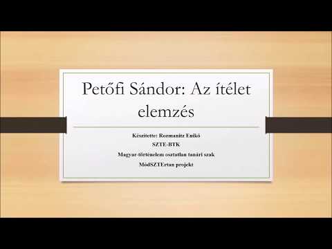 Petőfi Sándor: Az ítélet (elemzés)