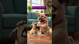 Alguma coisa vermelha está saindo do nariz do cachorrinho! 😱😢 #shorts