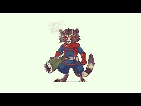 Timelapse: Rocket Raccoon (Guardians of The Galaxy)