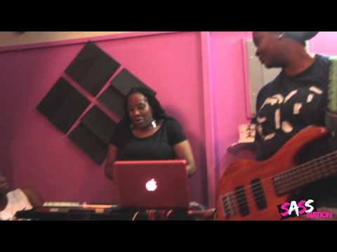 Nadia Batson With SASS (Bad Influence rehearsal)