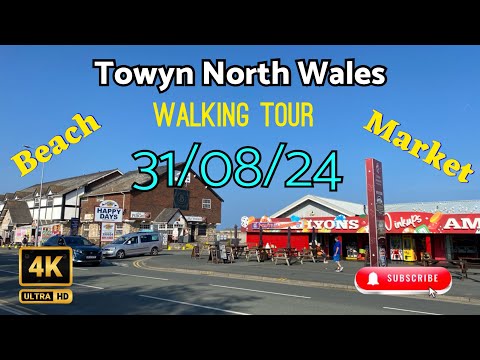 Towyn North Wales | Beach & Market | I MEET THE FAMOUS BAGMAN |