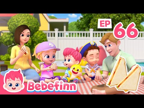 Picnic Song 🥪🧺 | EP66 | Song for Kids | Bebefinn Sing Along2 | Nursery Rhymes