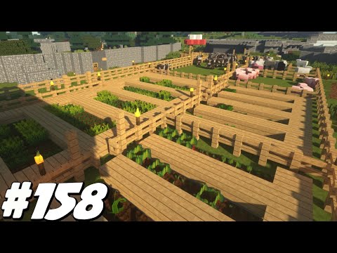 COMPLETING THE FARM | MINECRAFT DINOSAURS |EP 158
