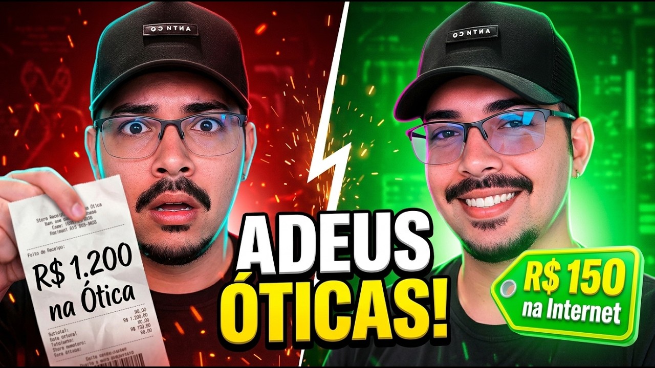 O Segredo das Óticas: Comprei Óculos de Grau na Internet (ZENOTTIC)