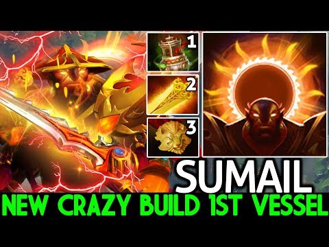 SUMAIL [Ember Spirit] New Crazy Build 1st Spirit Vessel Carry Game 7.24 Dota 2