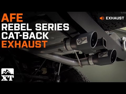 Jeep Wrangler (2007-2017 JK) aFe Rebel Series Stainless Steel Cat-Back Exhaust Sound Clip & Install